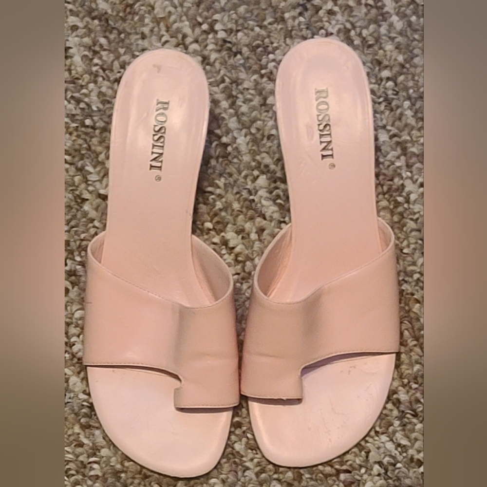 🐰Leather Kitten Heel Sandals